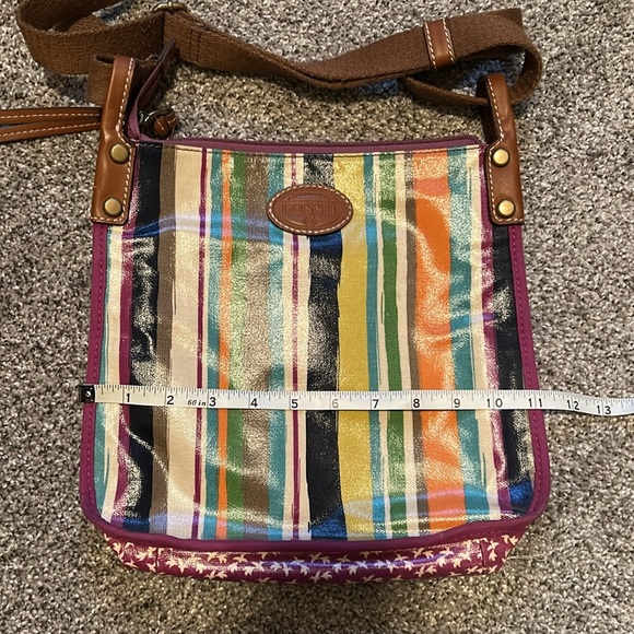 Fossil colorful satchel/cross body bag - Picture 6 of 7